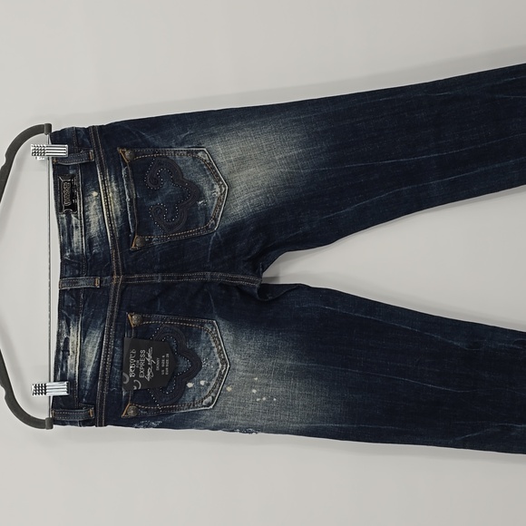 Rerock For Express Skinny Destresse Jean's Size 6 - Picture 5 of 9